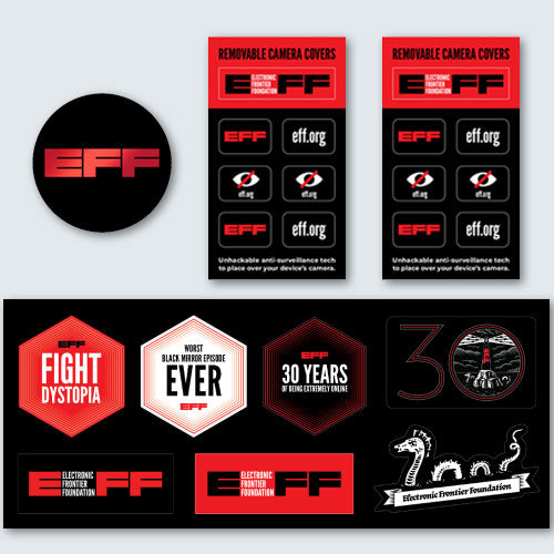 30th Anniversary Sticker Combo – EFF